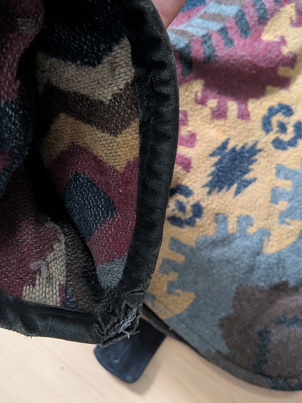 Vintage Laurence Roy Wool Blanket Jacket Southwestern Aztec Pattern TG/XL Canada - Picture 4 of 6